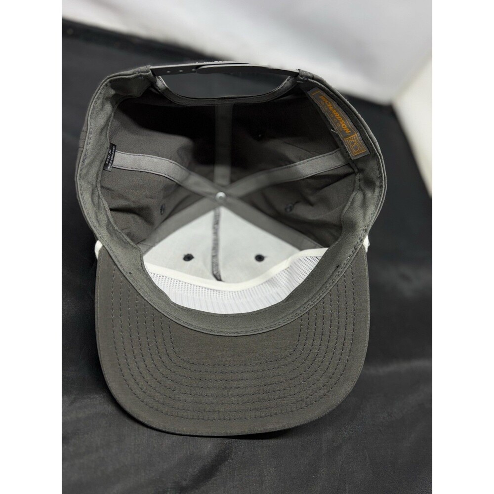Lab Golf Unstructured Adjustable Rope Hat Cap OS Gray Patch Logo - Picture 3 of 5